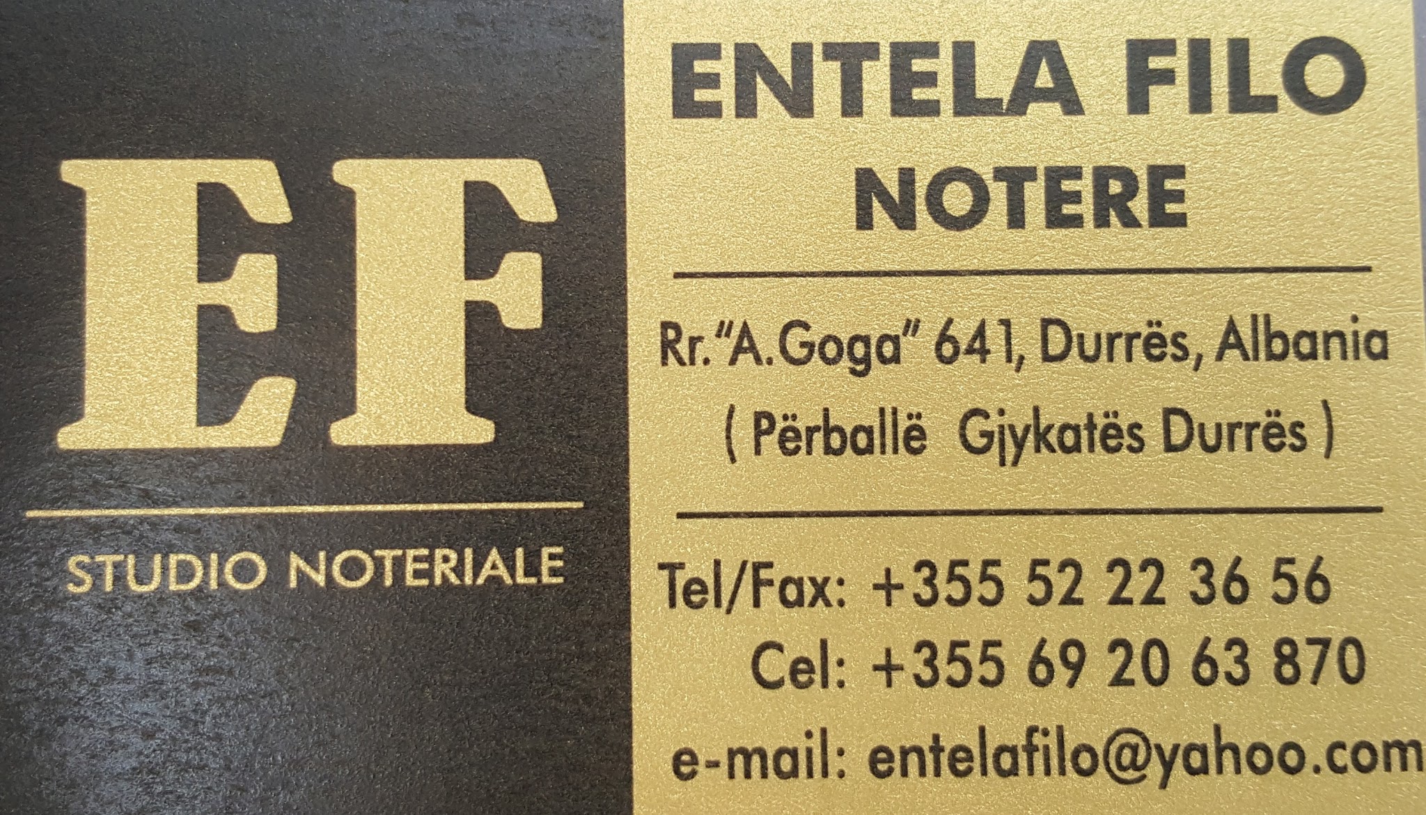 Notere ENTELA FILO | Dures
