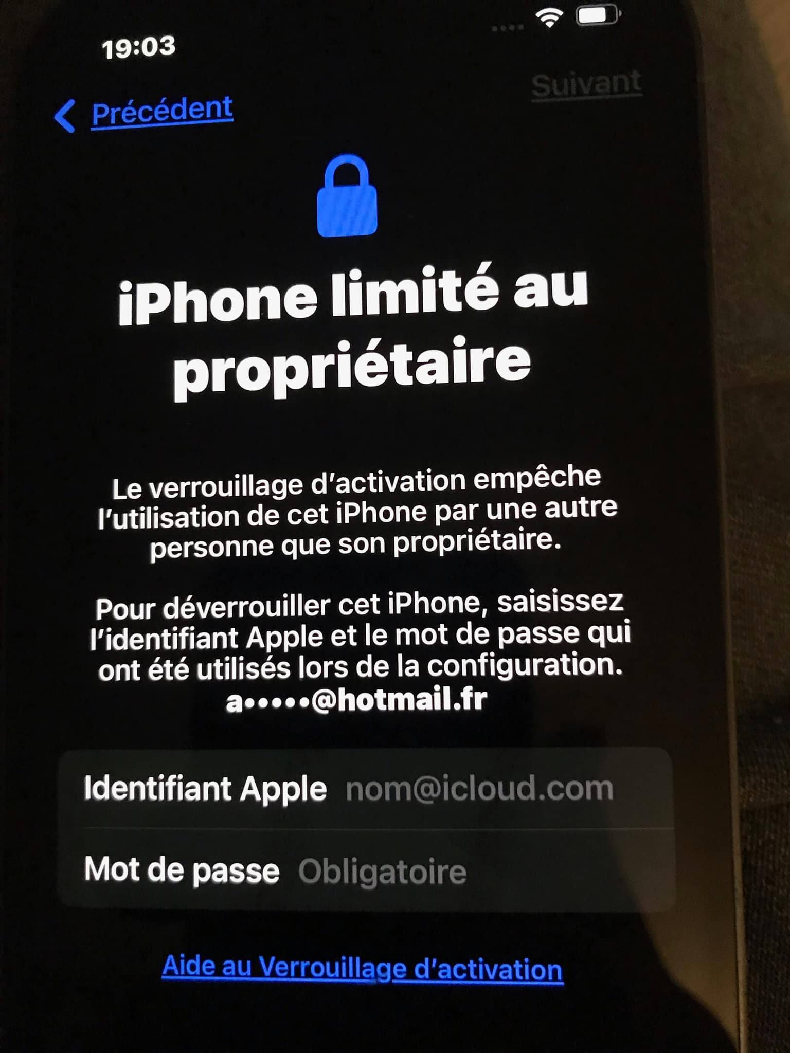 IPhone 13 Pro 256 Go Bleu - Pour Pièces/débloqué, écran 6.1", A15 Bionic, Blocage ICloud