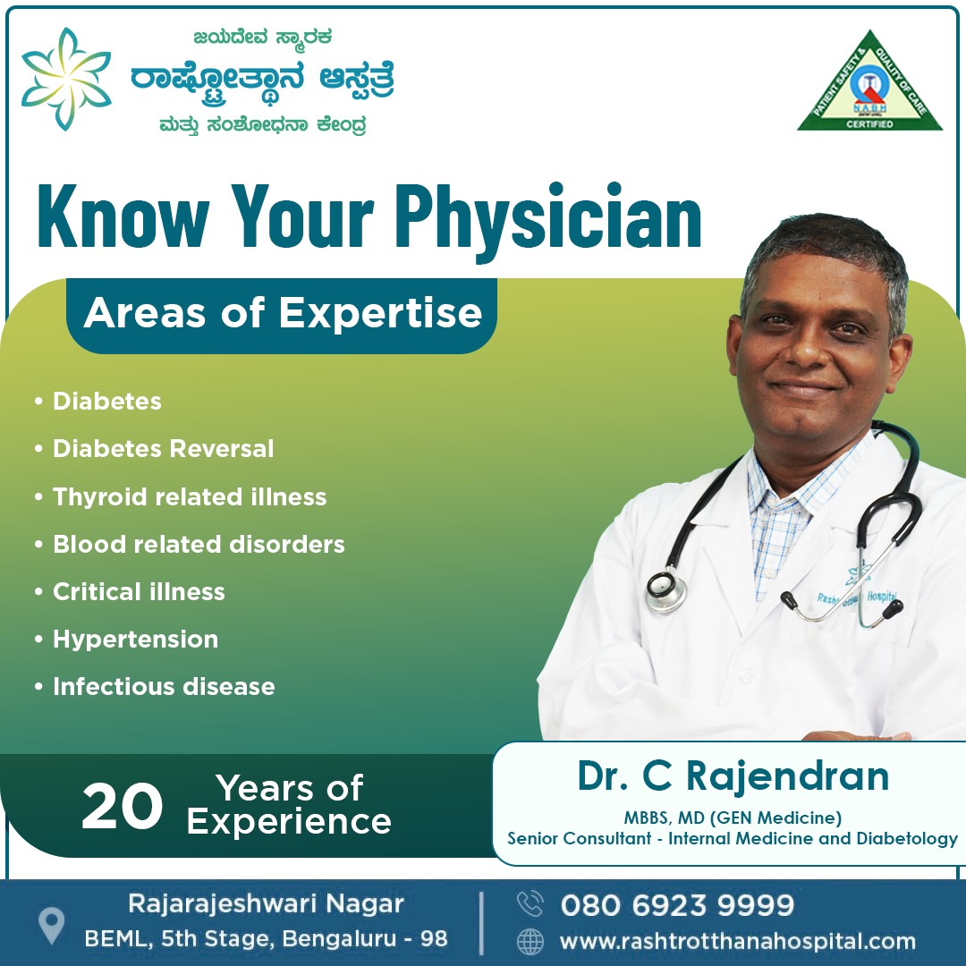 👨🏻‍⚕️ Introducing Dr. C Rajendran, a highly experienced Senior ...