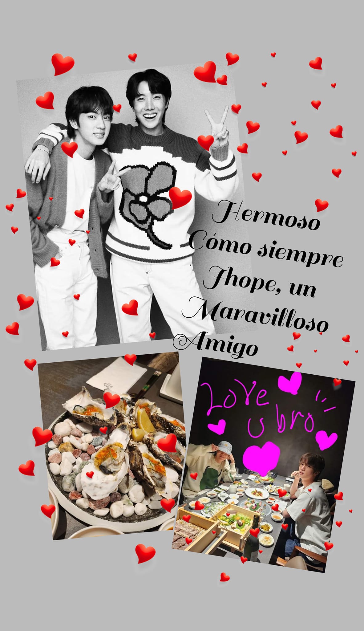 Amo..🖤 J-Hope y Jimin haciendo Arte..🖤🖤