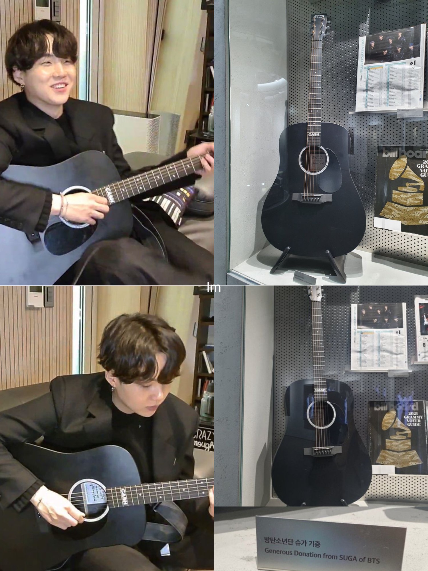 HYBE INSIGHT MUSEUM ] Yoongi donated his precious Guitar to
