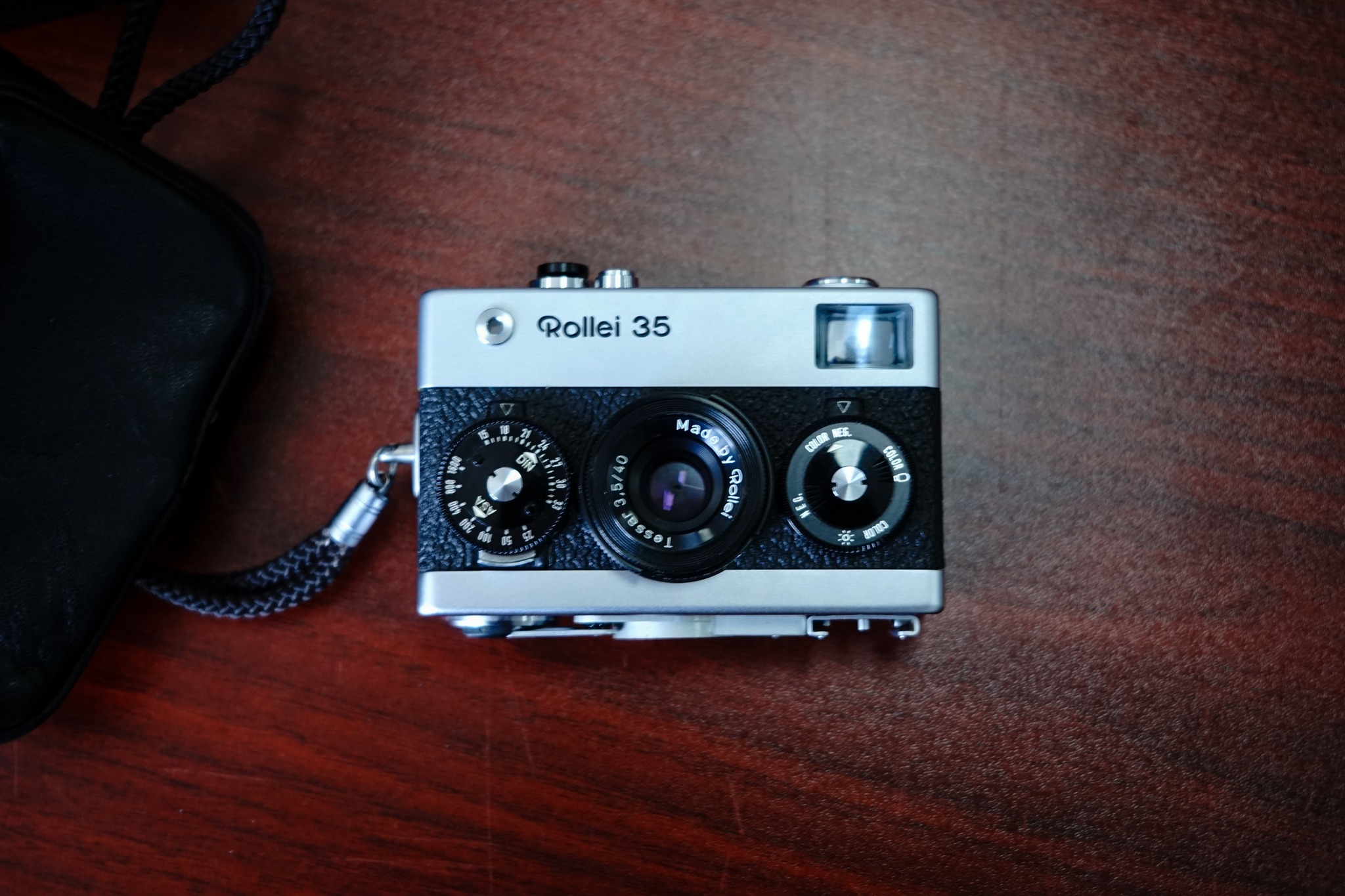 Rollei 35 camera with Carl Zeiss Tessar lens