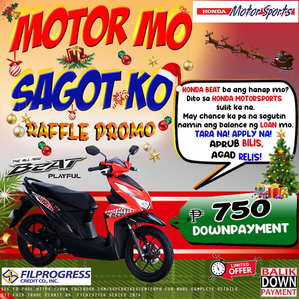 Motor Mo, Sagot Ko E-Raffle Promo