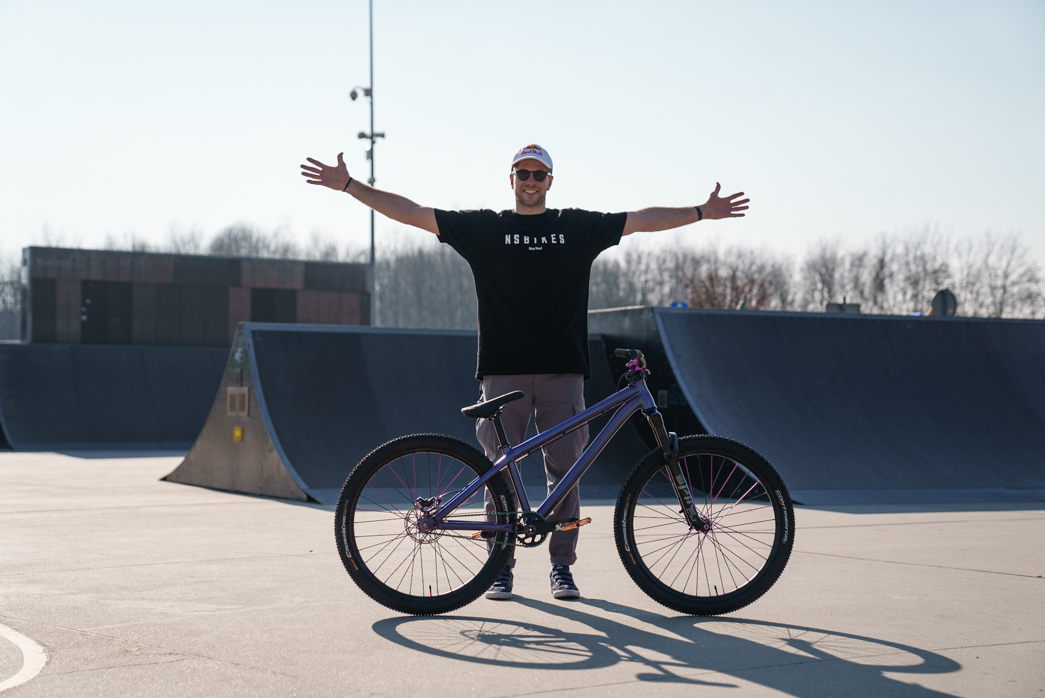 Custom new bike build around the prototype NS Movement frame which