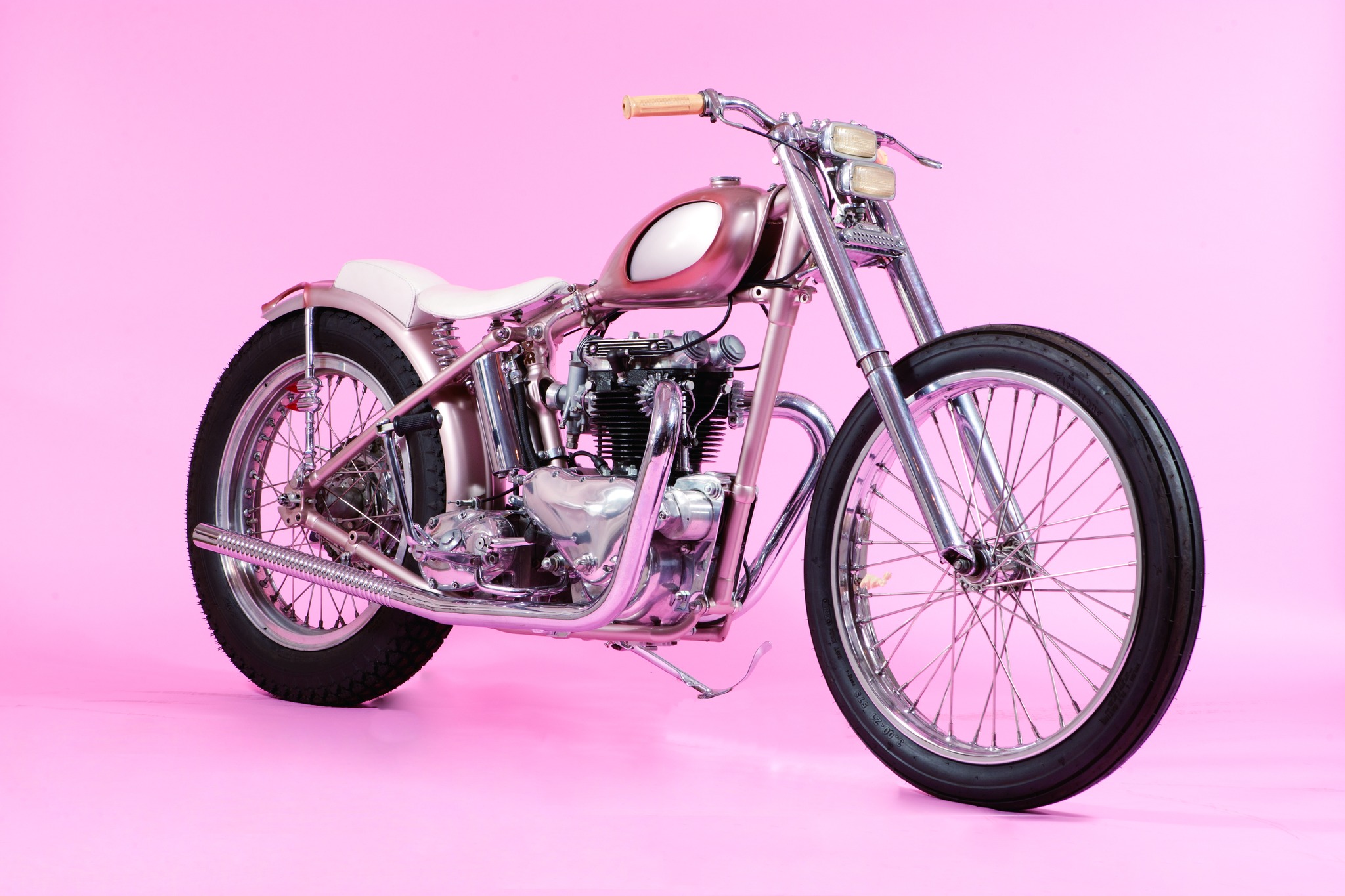 Chopper and Motorcycle