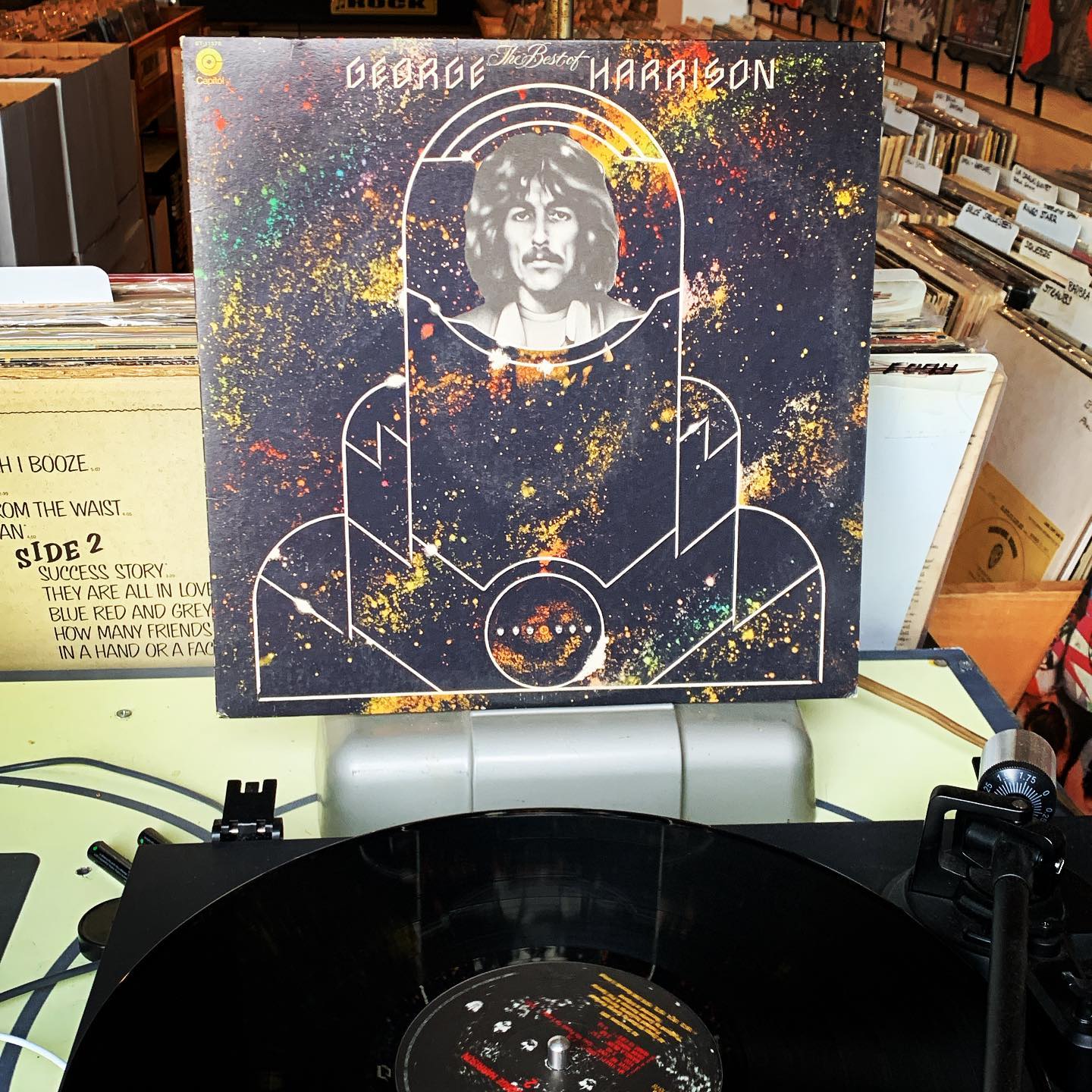 George Harrison and Ravi Shankar vinyl collection