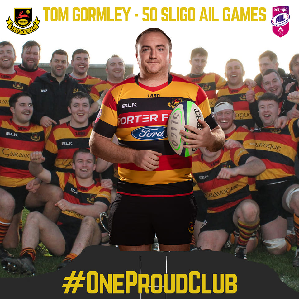 Sligo Rugby - Congratulations to Tom Gormley who makes his... | Facebook
