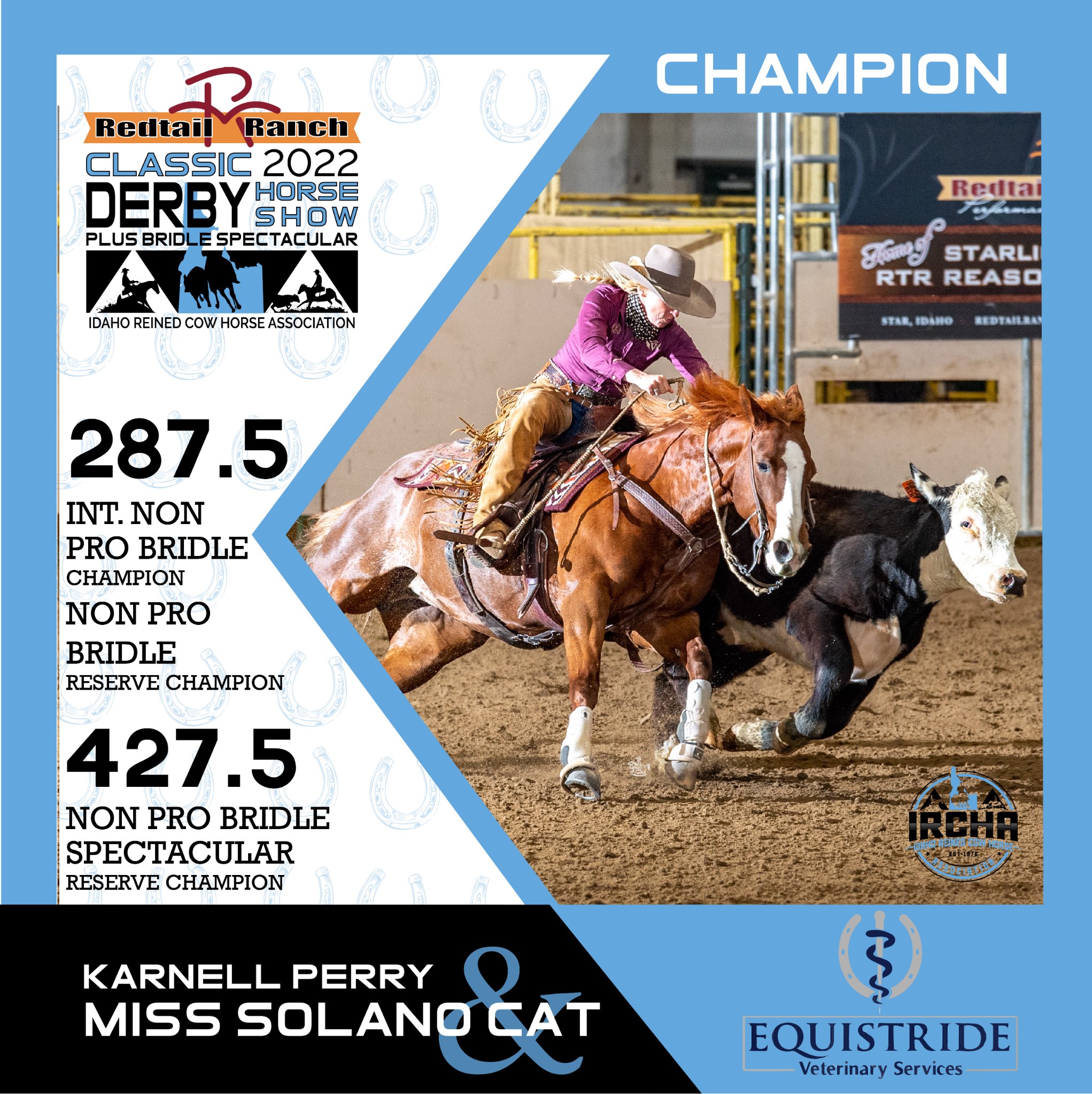 The Redtail... - IRCHA - Idaho Reined Cow Horse Association