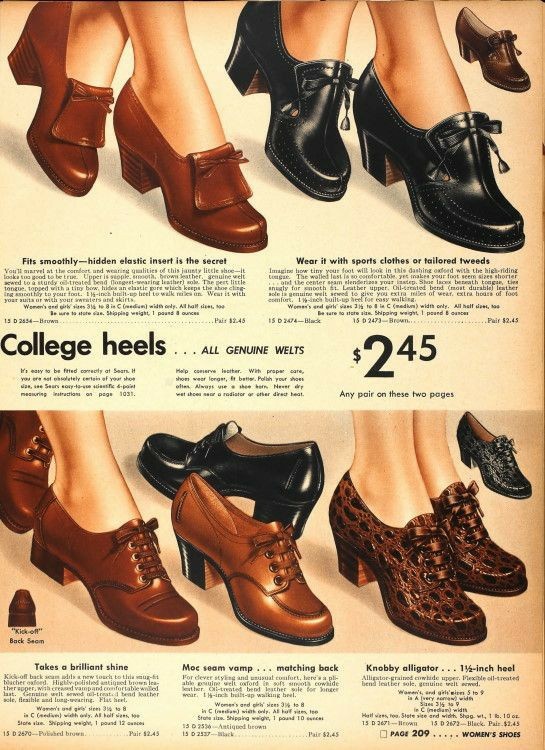 1942 SEARS catalog. When you see these, you think of what?