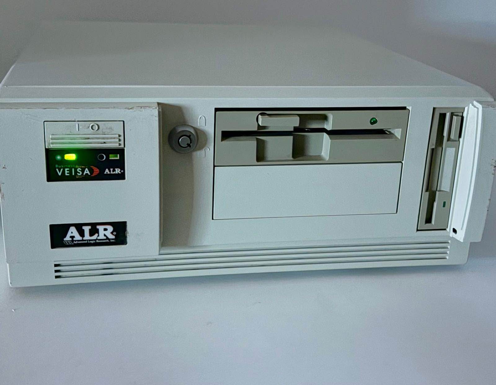 Vtg 1990 Desktop PC ALR 110 VEISA 386/33 640K Extended Ram w/ HDD Retro ...