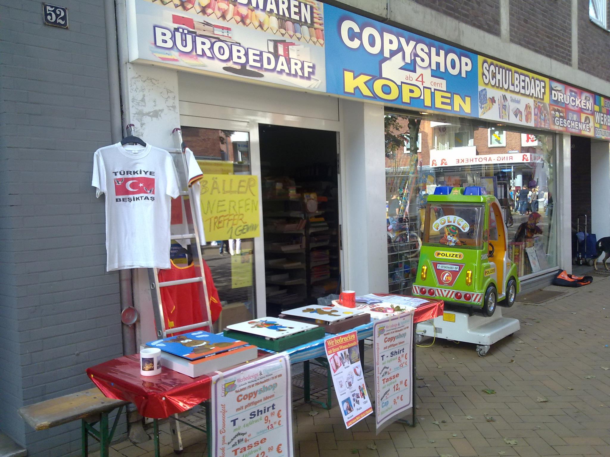 Copy World - Werbung - Kopien - Schreibwaren | Kiel