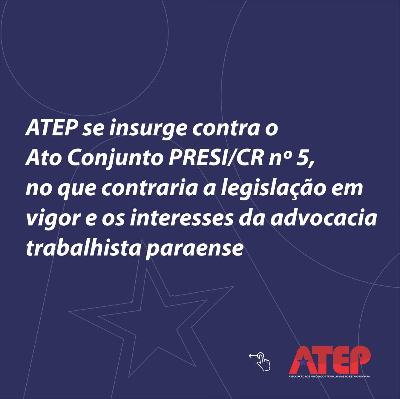 Confira na íntegra o documento encaminhado à presidência do E. TRT da ...