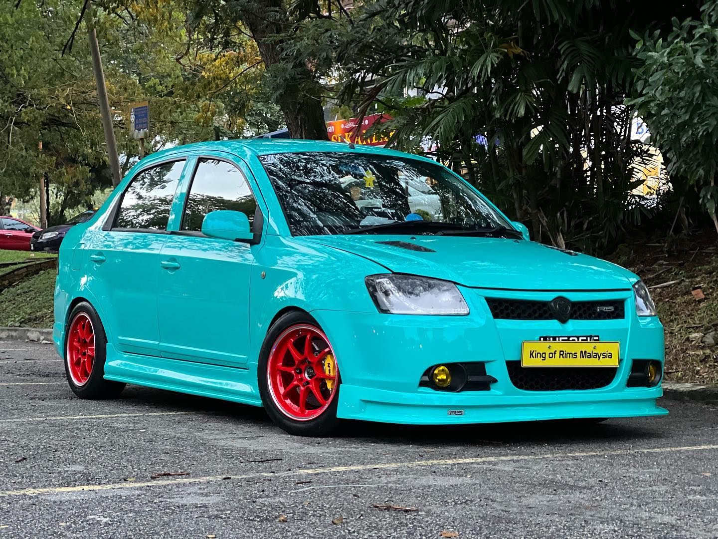 Proton Saga with New 15 inch Auto... - King of Rims Malaysia