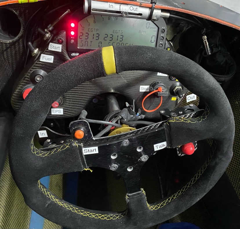 14" Polished Billet Steering Wheel With Carbon Fiber Set – Marine Boat, 3/4" Key Way