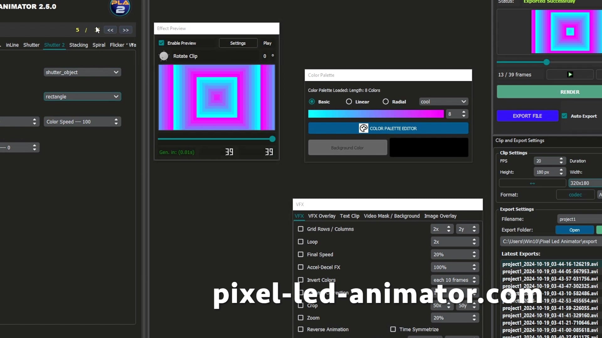 LEDPIXEL.NET Guías, Efectos y Tutoriales para LEDEdit, Jinx & Más ...