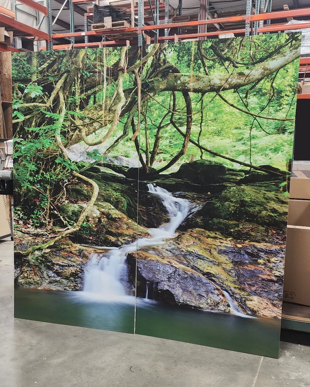 Visual Reference: Custom Cages The Short Branchy Waterfall Background Has