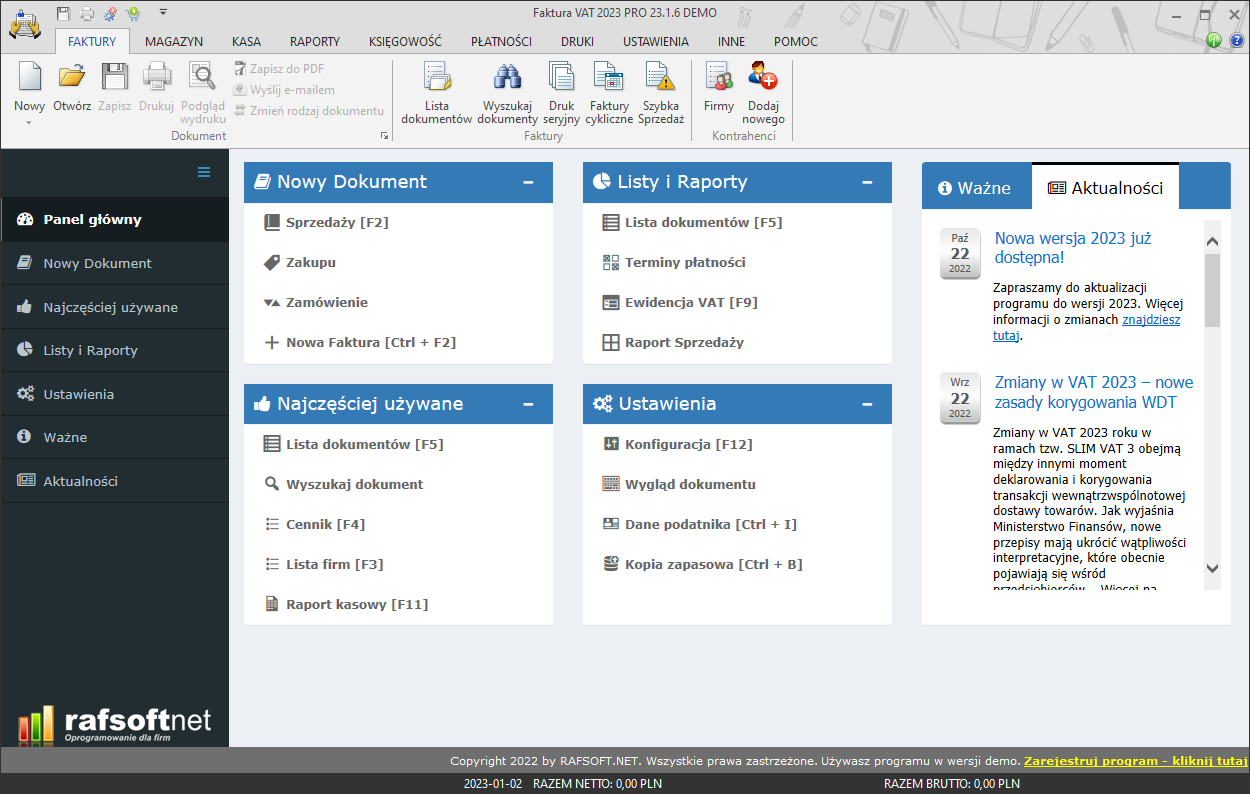 Rafsoft.net - Oprogramowanie dla firm