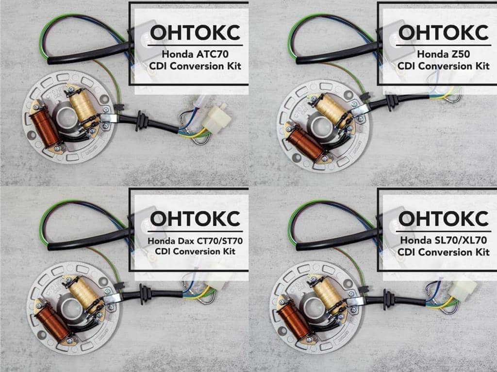 VTC Japan Technology Ignition Complete CDI Ignition Set For Honda ATC70, CT70, Z50, SS50, Dax, XL70 – Conversion Kit Complete Engines For Honda CR-V