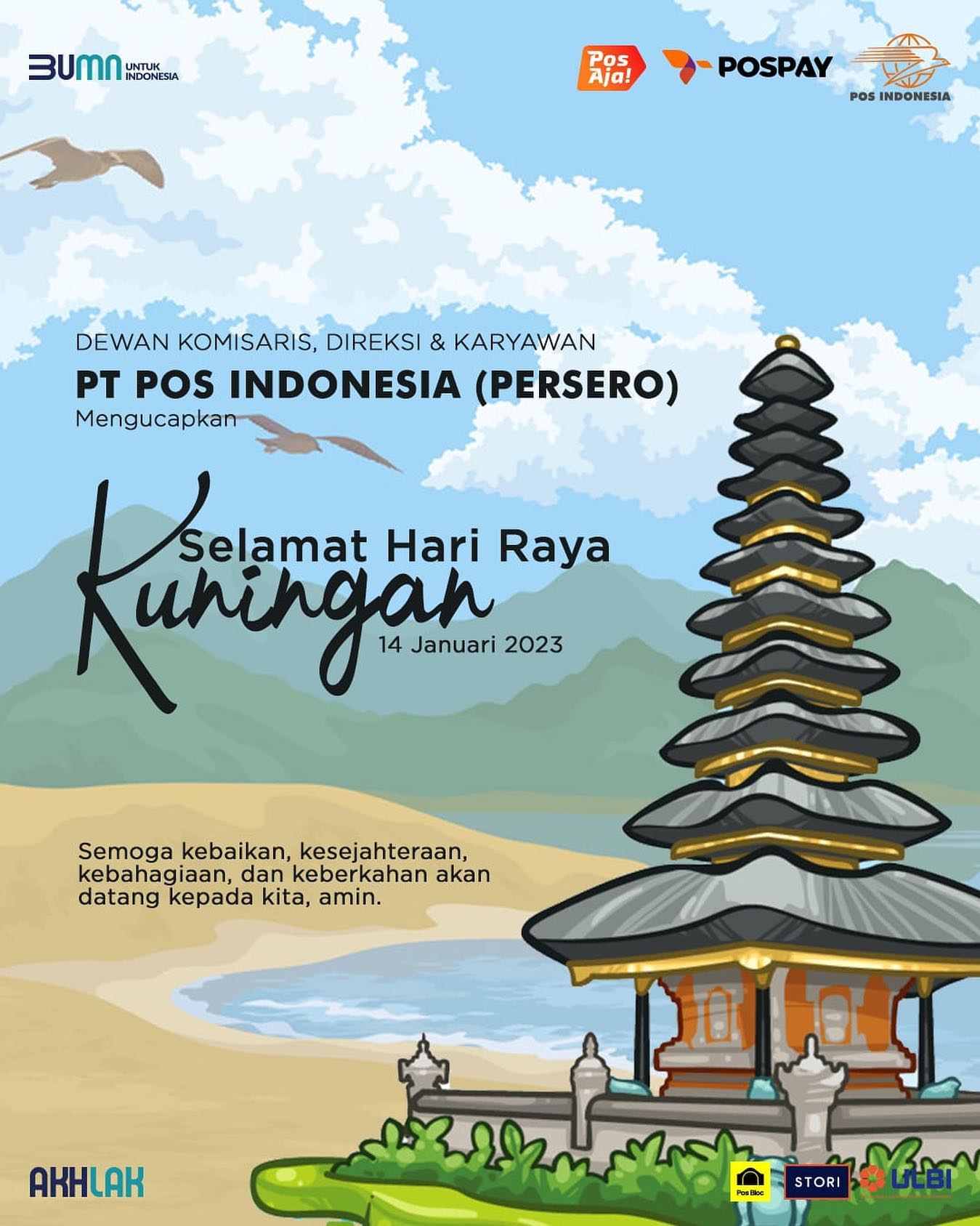 Pos Indonesia - Selamat menyambut Hari Raya Kuningan Tahun...