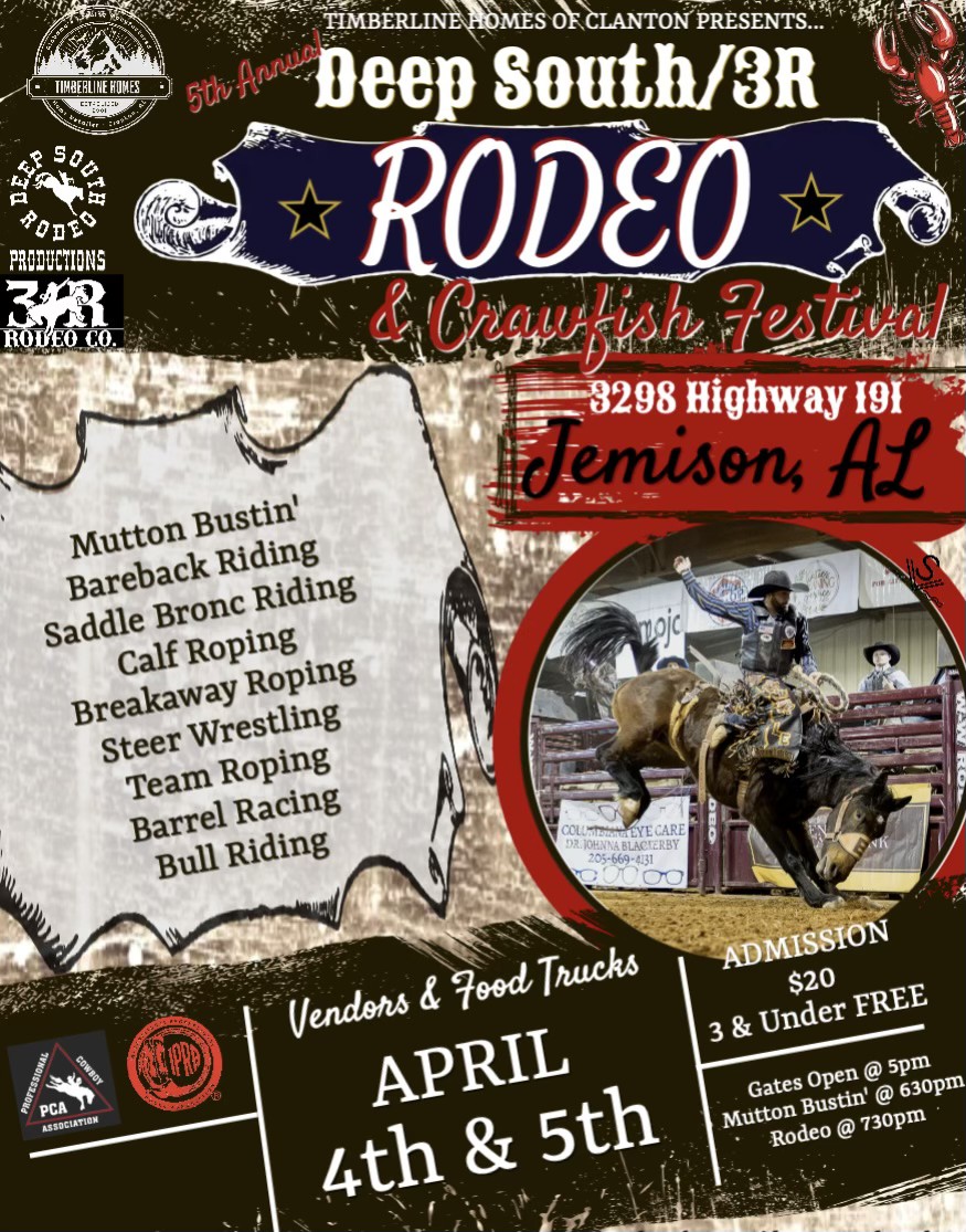5th Annual Deep South/3R Rodeo & Crawfish Festival