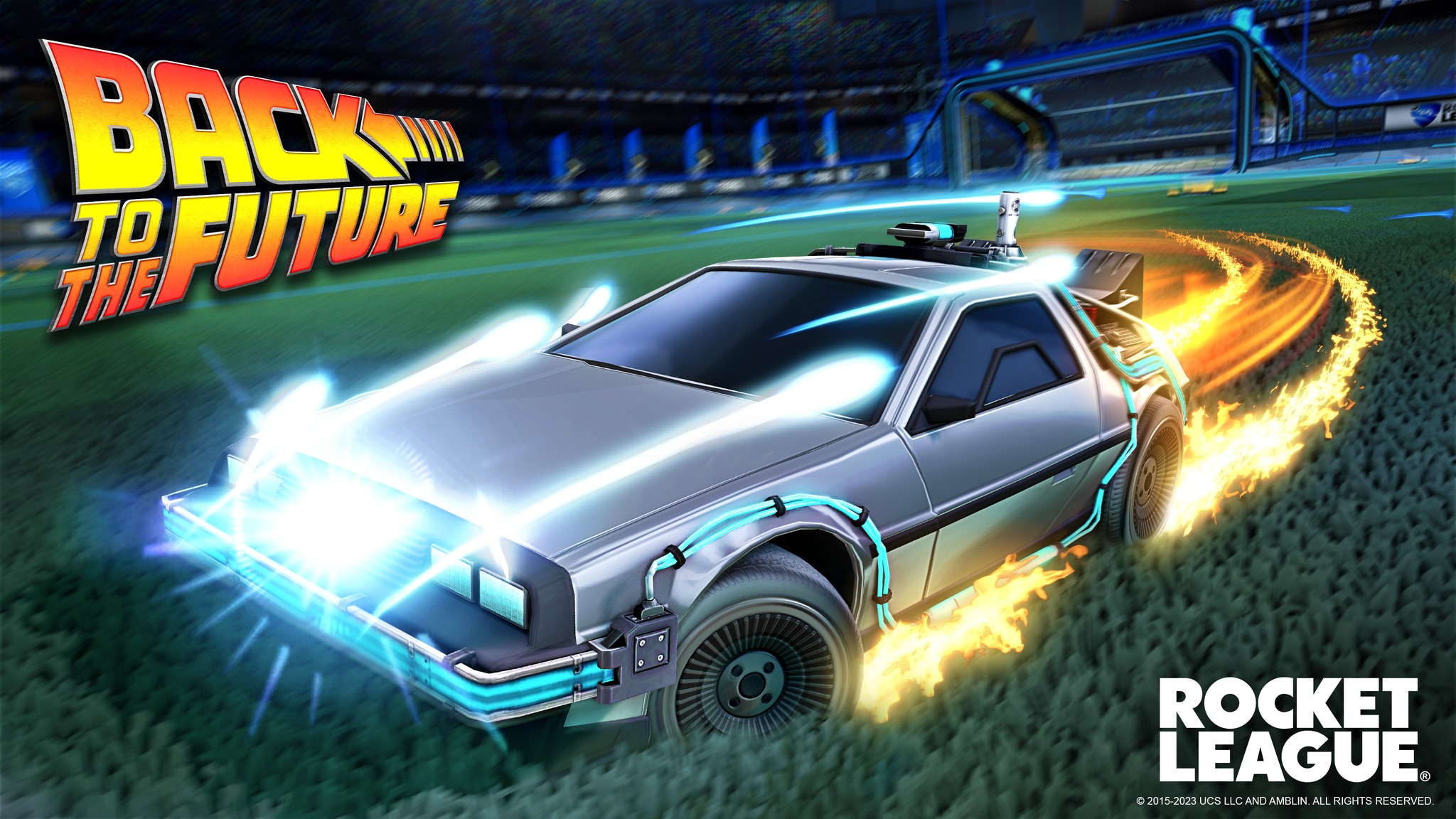 Rocket League - The DeLorean Time Machine returns to...