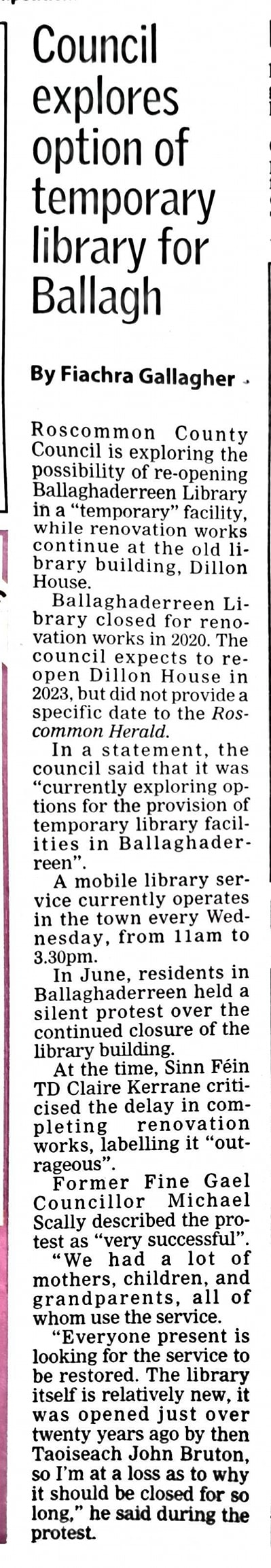 Ballaghaderreen Past and Present - From this week's Roscommon Herald on ...