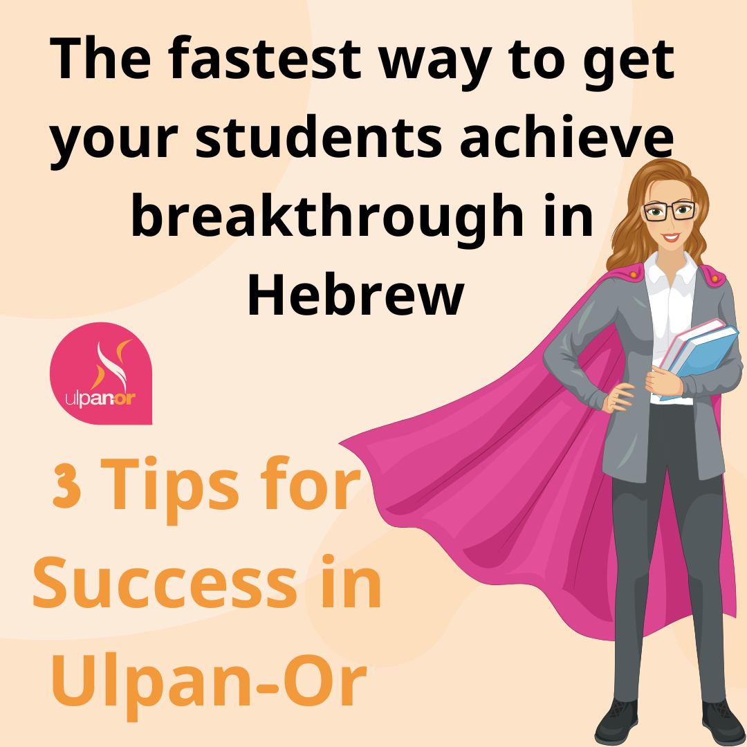 🚀 Want to see your students... - Ulpan-Or - Learn Hebrew