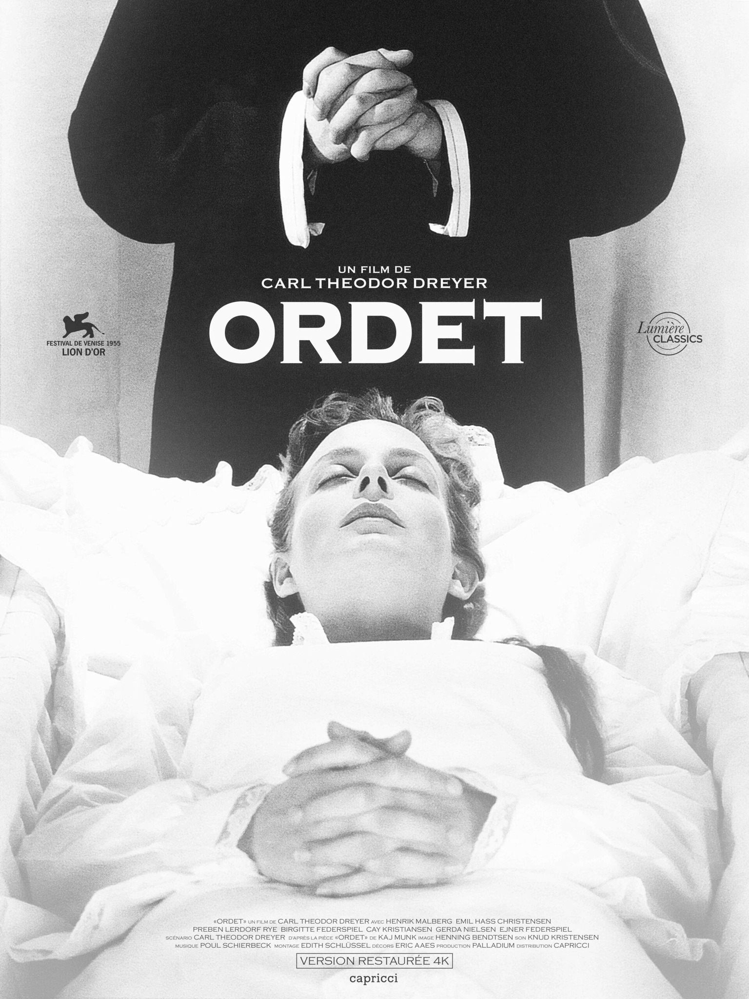 Poster for the restored 4K French re-release of Carl Theodor 
