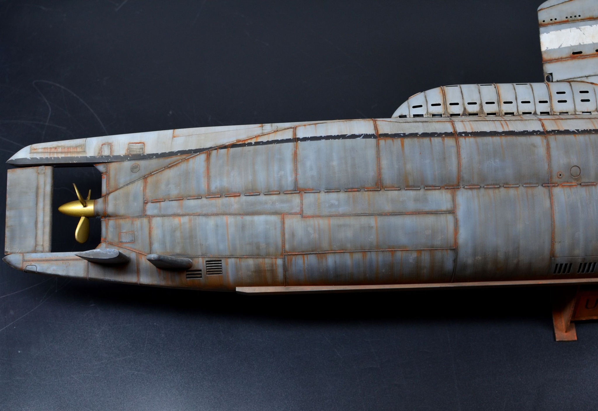 German type xxiii u-boat model submarine