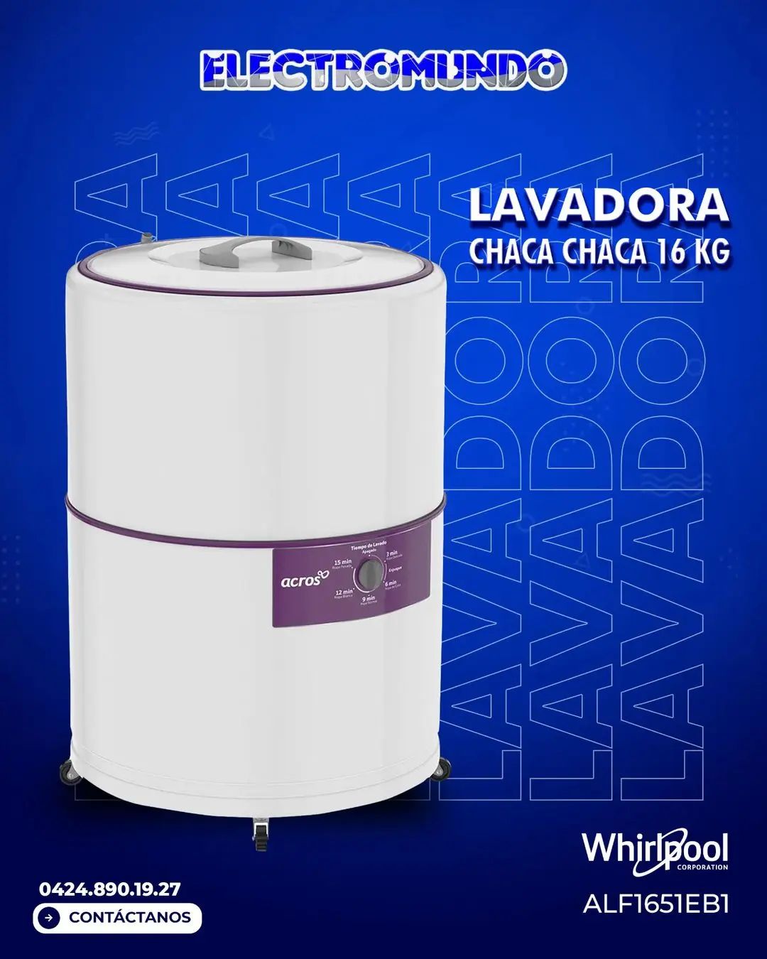 AnacoNews - Te presentamos la lavadora chaca chaca...