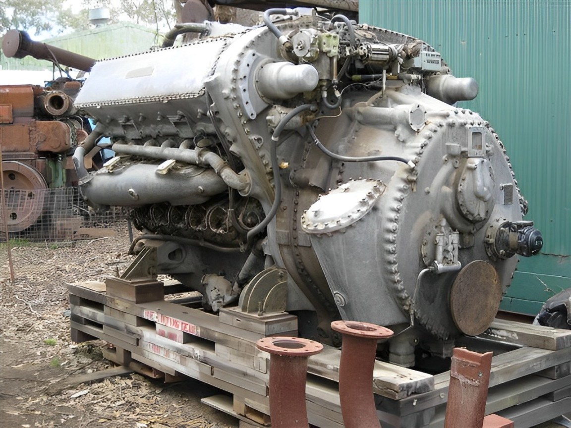 Riko - This image showcases another perspective of the Napier Deltic ...