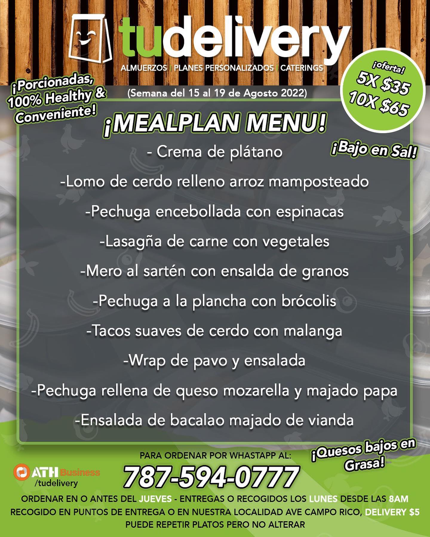 Tu Delivery - ¡Nuevo menú!! Ya puedes hacer tu orden para... | Facebook