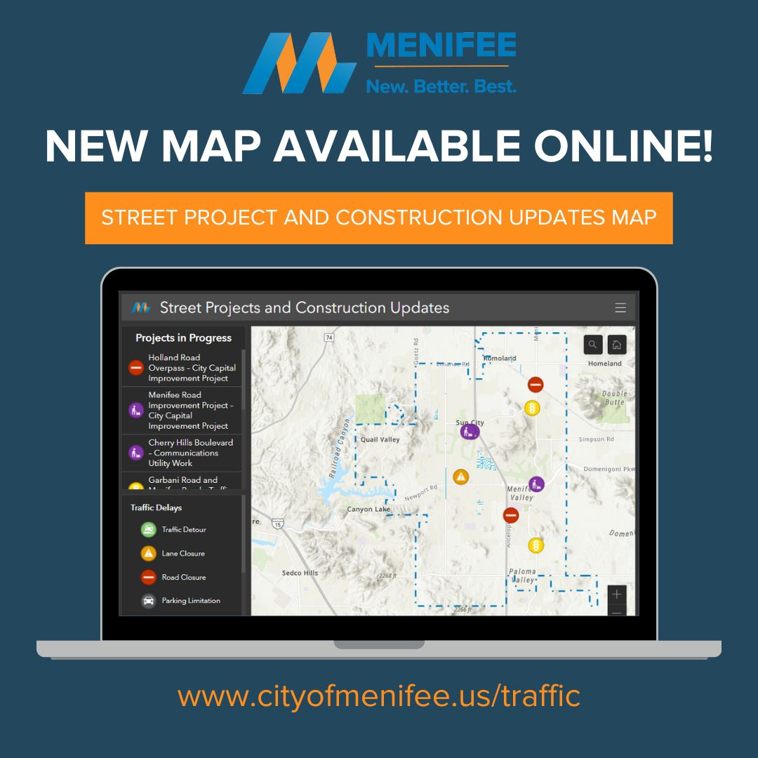 🗺️ New Map Alert! 🗺️... - City of Menifee-City Hall
