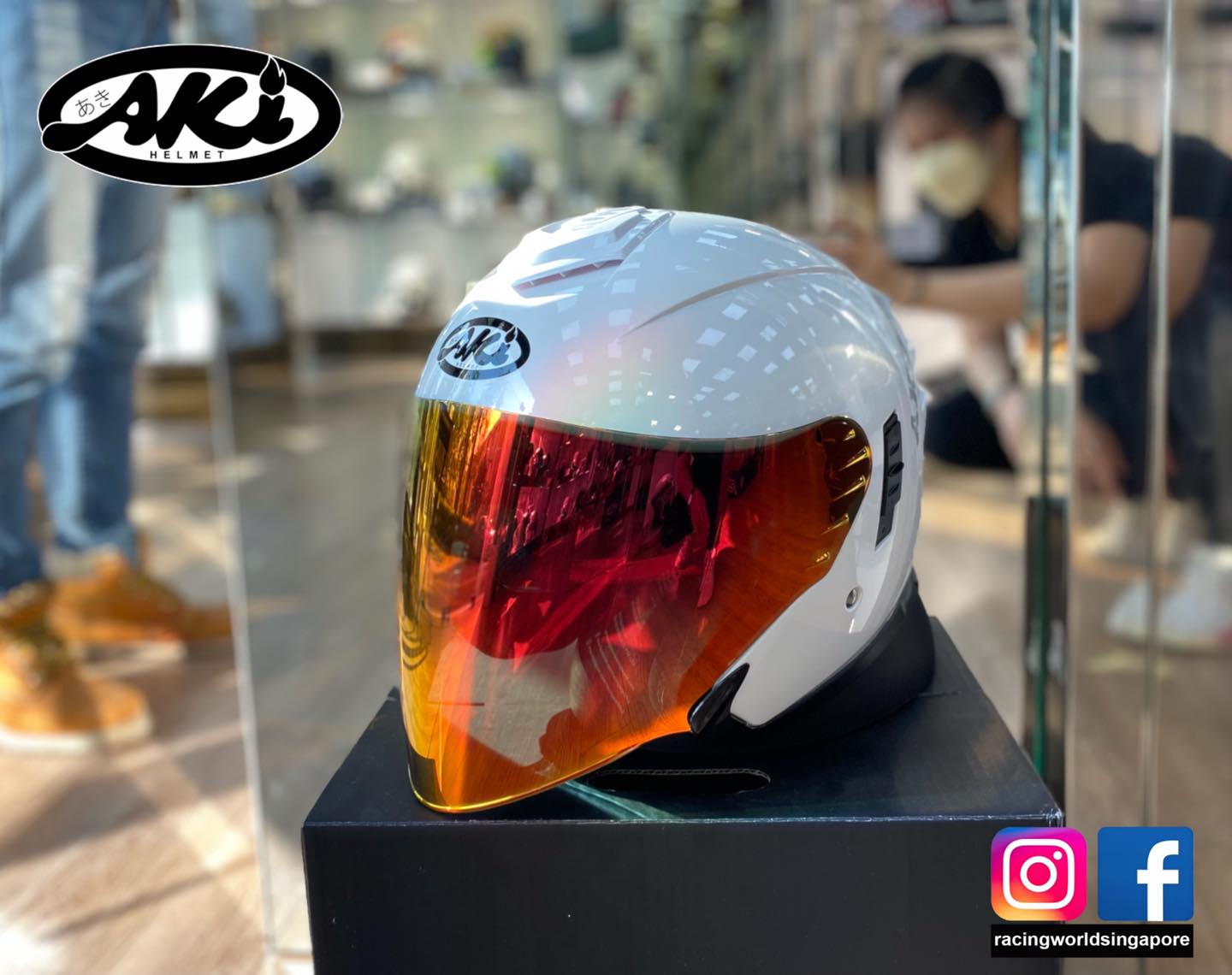 air bag motorcycle helmet Sena Phantom - Matte Black Pinlock ready Whats in the Box Aki AK7 HELMET (PSB Approved)
