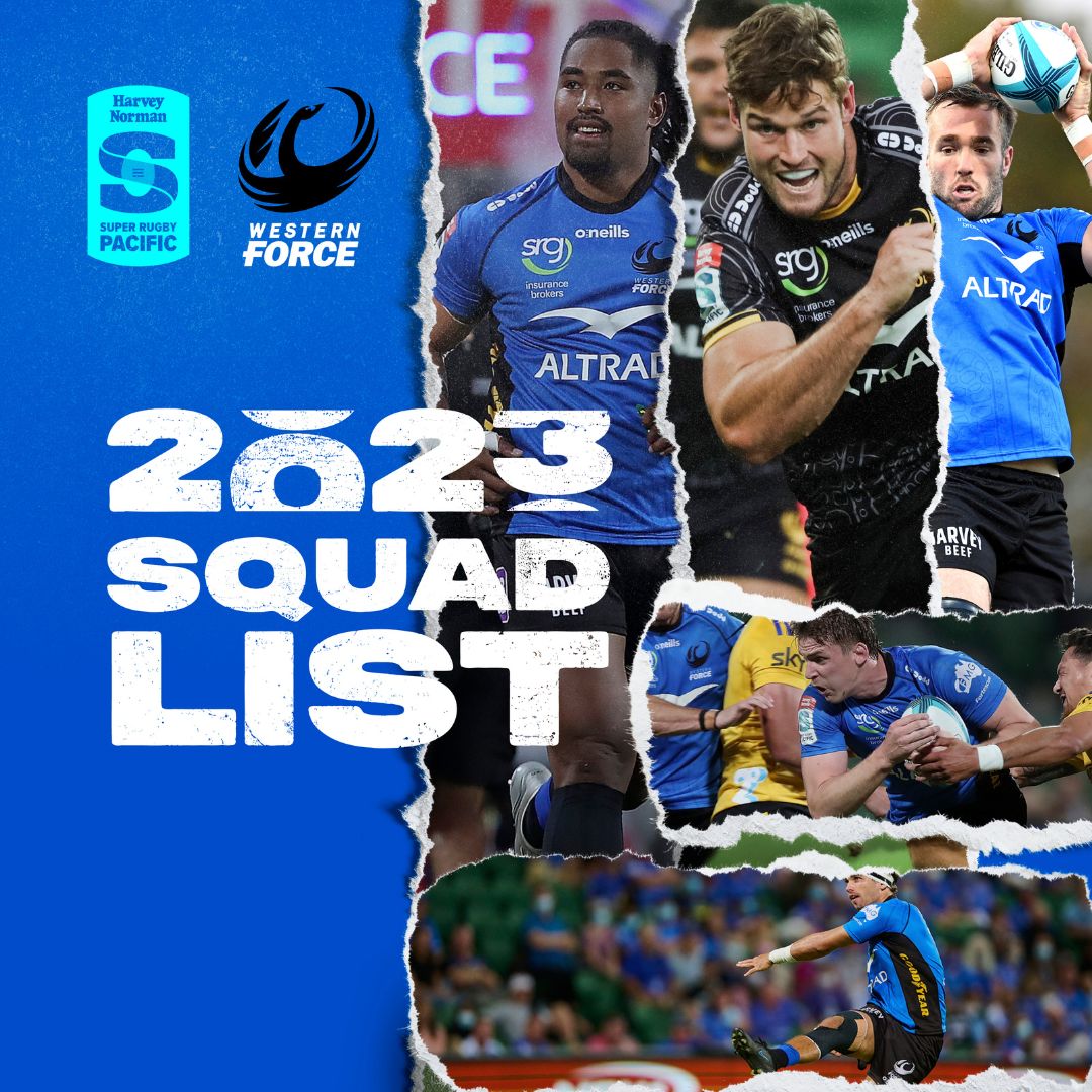 Western Force - The official 2023 Squad List has been... | Facebook