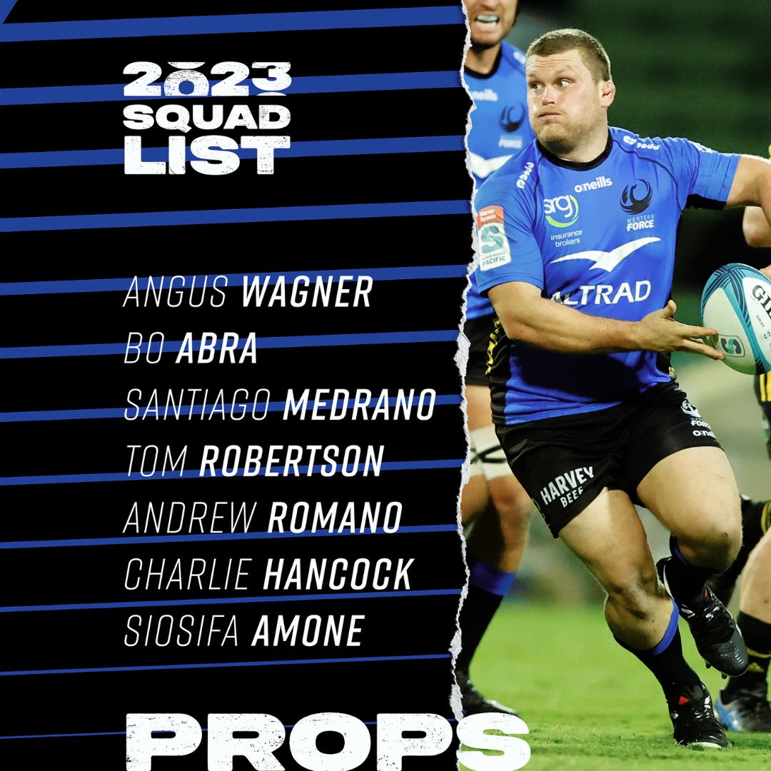 Western Force - The official 2023 Squad List has been...