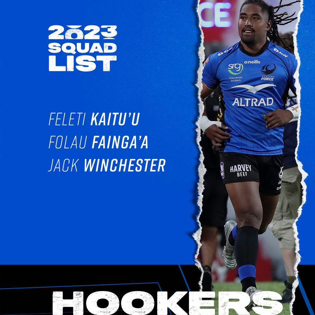Western Force - The official 2023 Squad List has been...
