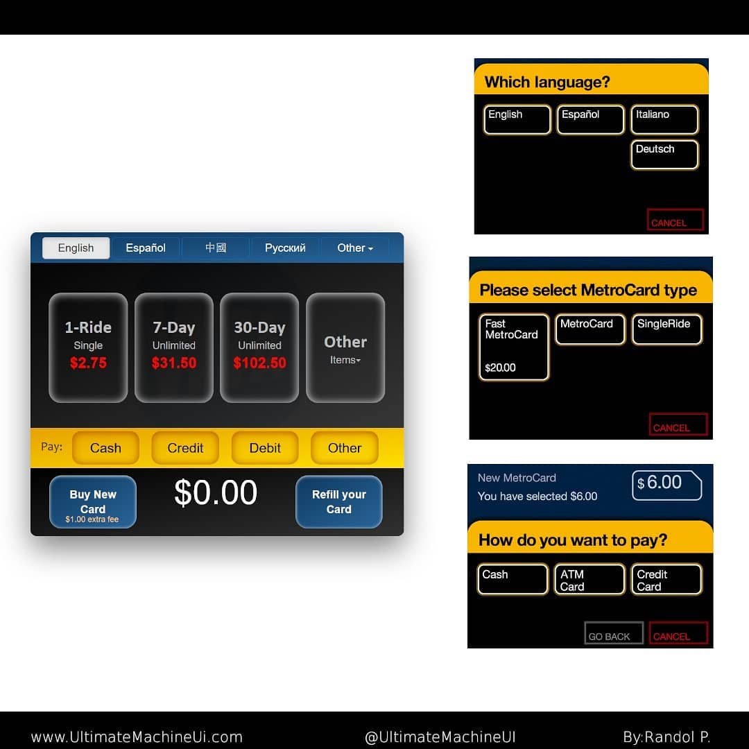 The design on the left is the new... - Ultimate Machine Ui