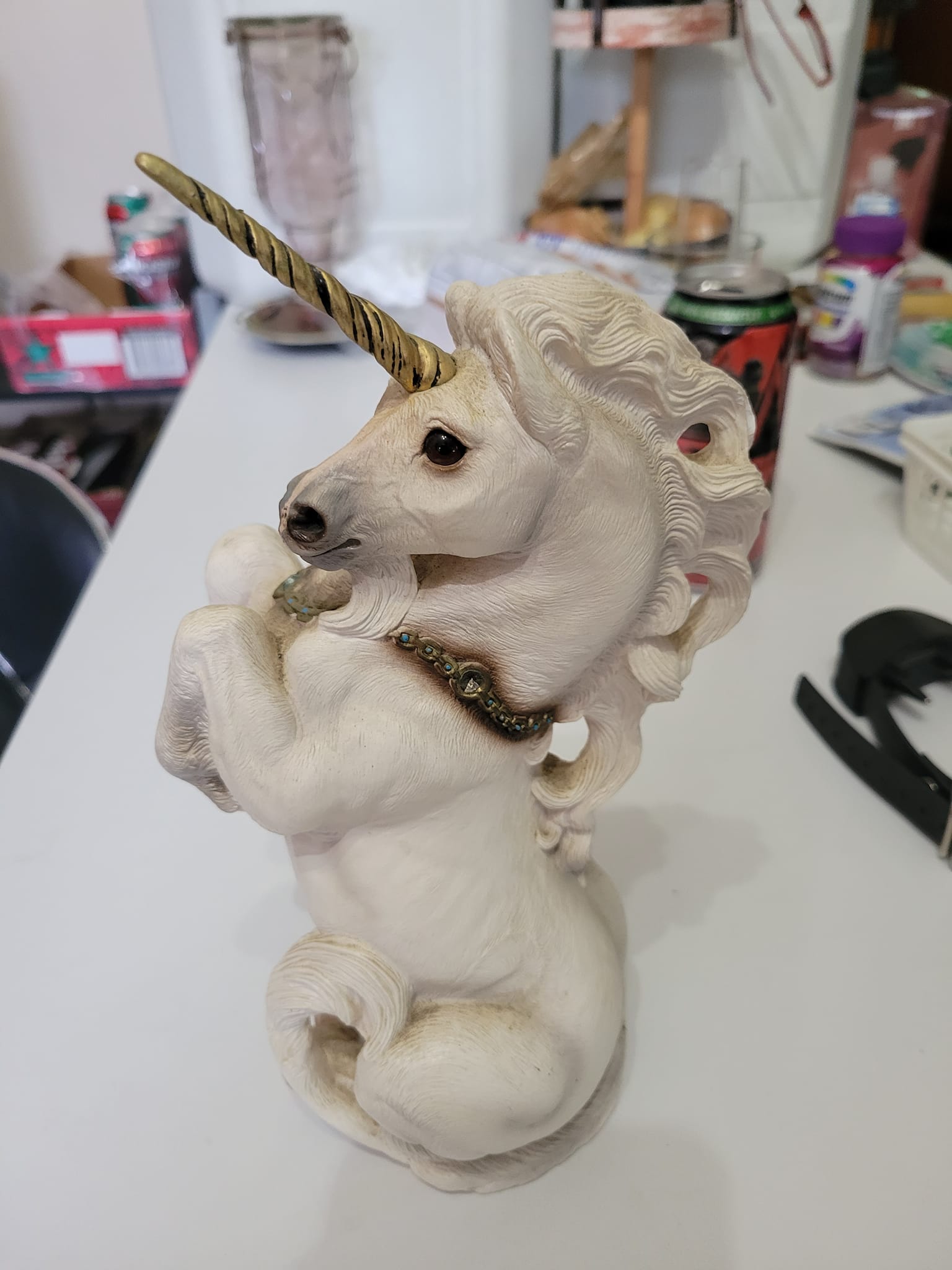 What is the value of a Windstone Editions unicorn figure?
