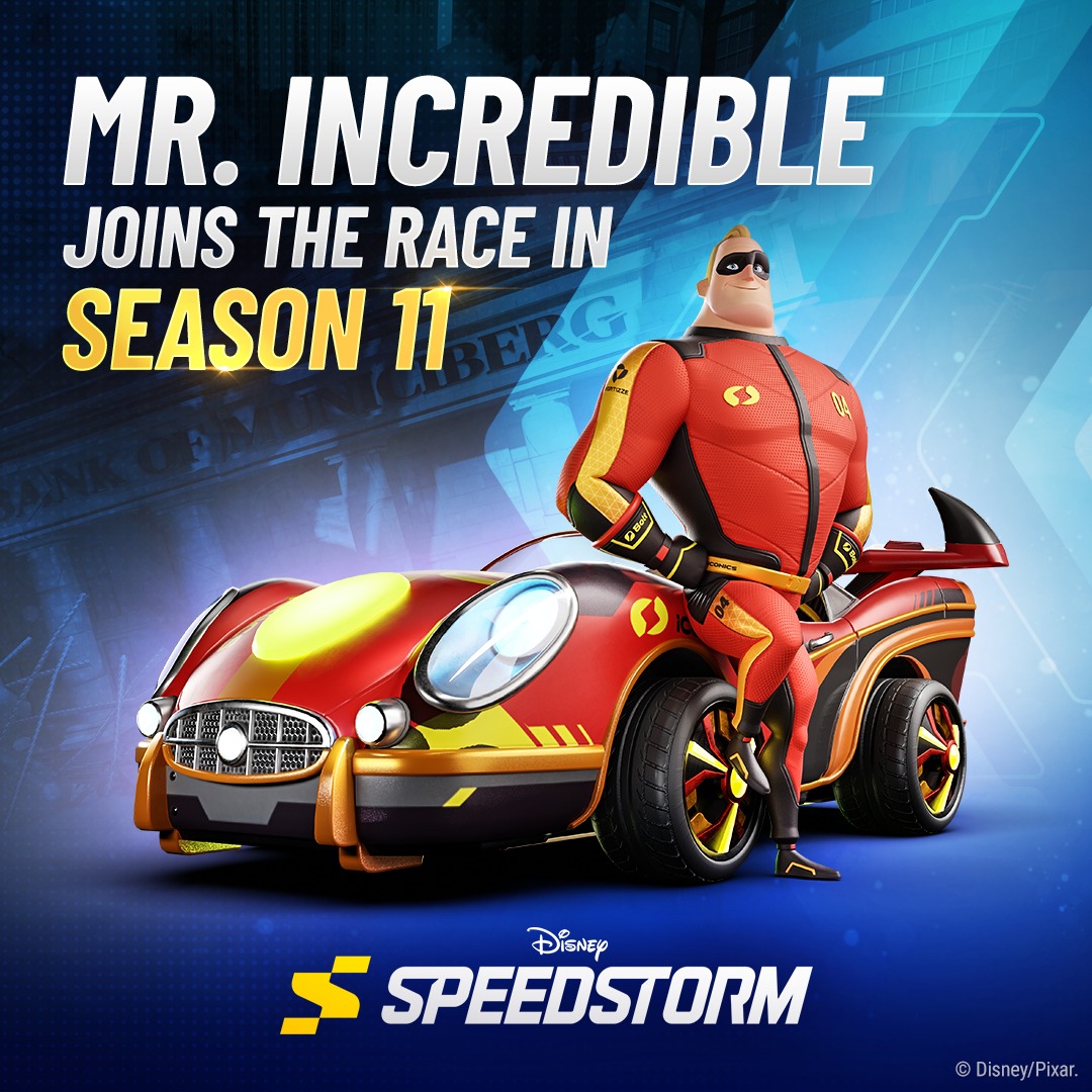 Racer Mr. Incredible is ready to leap... - Disney Speedstorm | Facebook