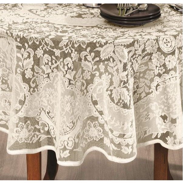 Lace Tablecloths With Various Sizes For Round Tables, Square Tables, Rectangular Tables - Moc