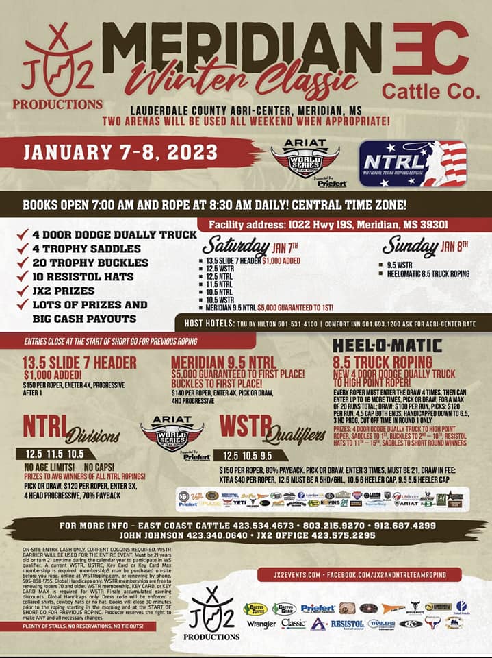 JX2 and NTRL Team Roping added... - JX2 and NTRL Team Roping