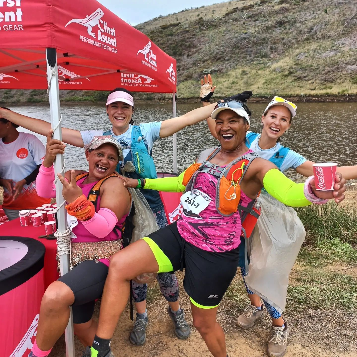 The back of the pack's where the... - AfricanX Trailrun