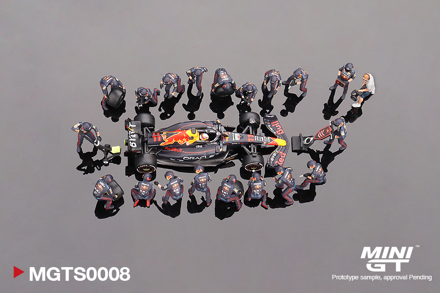 Mini GT Red Bull F1 pit crew sets limited edition