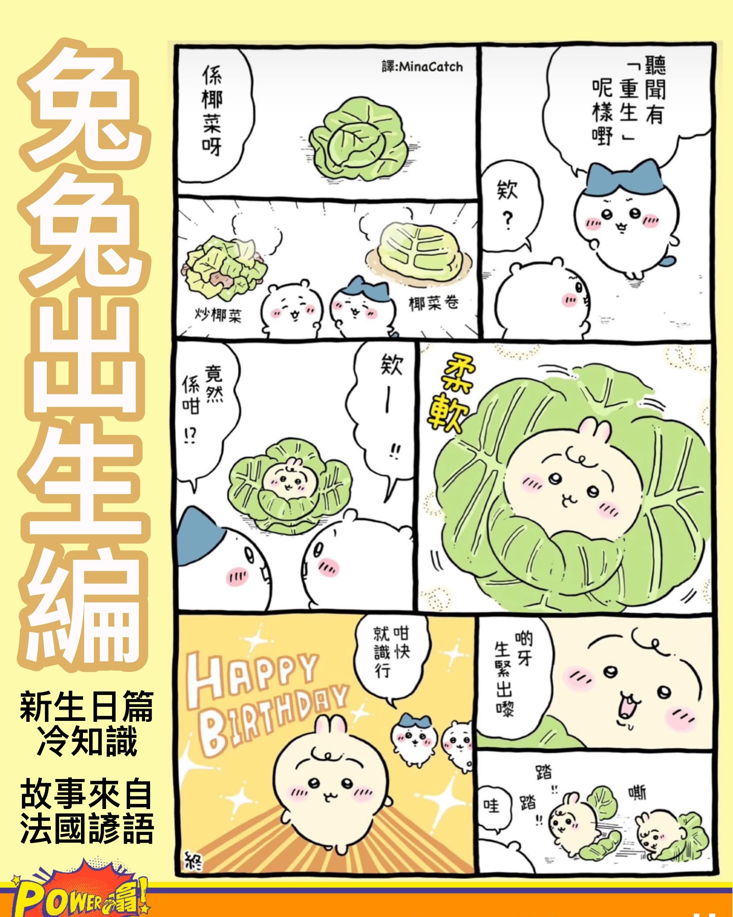 Power噏 （by十二紙） - 尋日係Usagi兔兔誕生日 新生日篇冷知識 故事來自法國諺語... | Facebook
