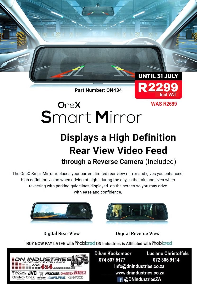 DN Industries - Get your OneX Smart Mirror this July on...