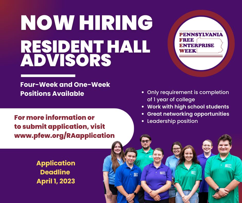 PFEW - Join our team this summer! We are looking for...