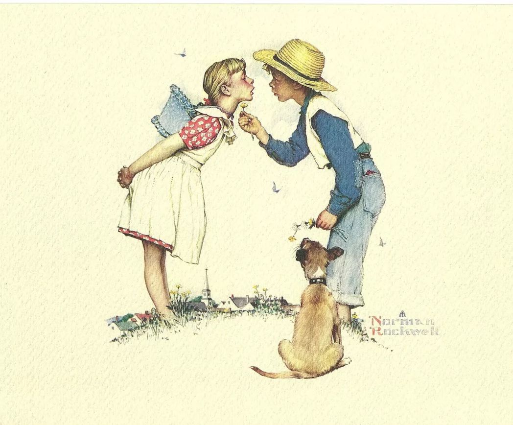 Norman Rockwell - Beguiling Buttercup. 1949