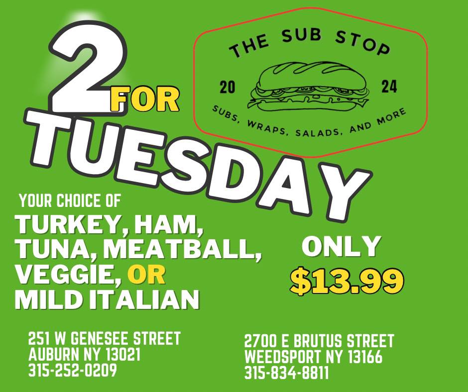 The Sub Stop-Auburn | Auburn NY