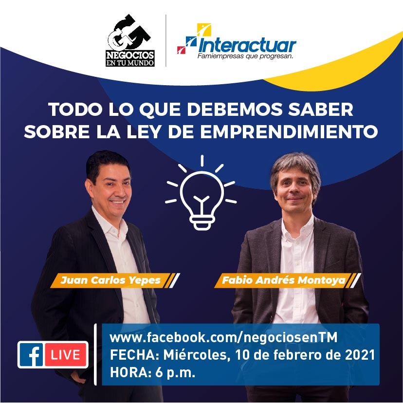 📑LEY DE EMPRENDIMIENTO, el tema... - Corporación Interactuar | Facebook